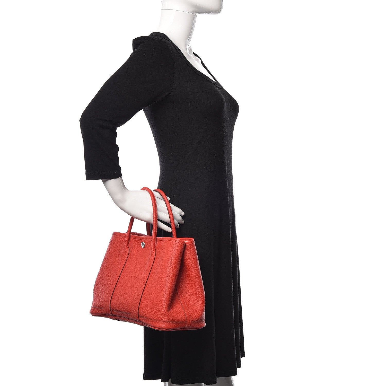 Hermes Vache Country Garden Party TPM 30 Rouge Tomate 2 of 10