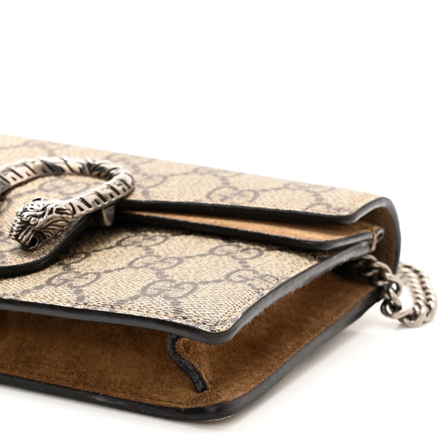 GG Supreme Monogram Super Mini Dionysus Shoulder Bag Taupe