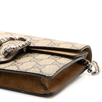 Gucci GG Supreme Monogram Super Mini Dionysus Shoulder Bag Taupe 9 of 10