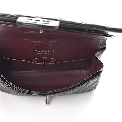 Chanel Lambskin Quilted Medium Double Flap Black 5 of 18