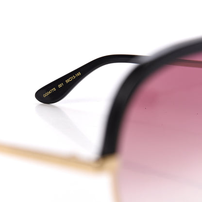 Gucci Aviator Sunglasses G0477S Black 5 of 7