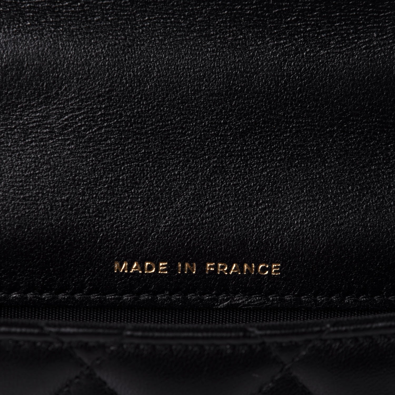 Chanel Lambskin Quilted Top Handle Flap Coin Purse With Chain Black 7 of 12