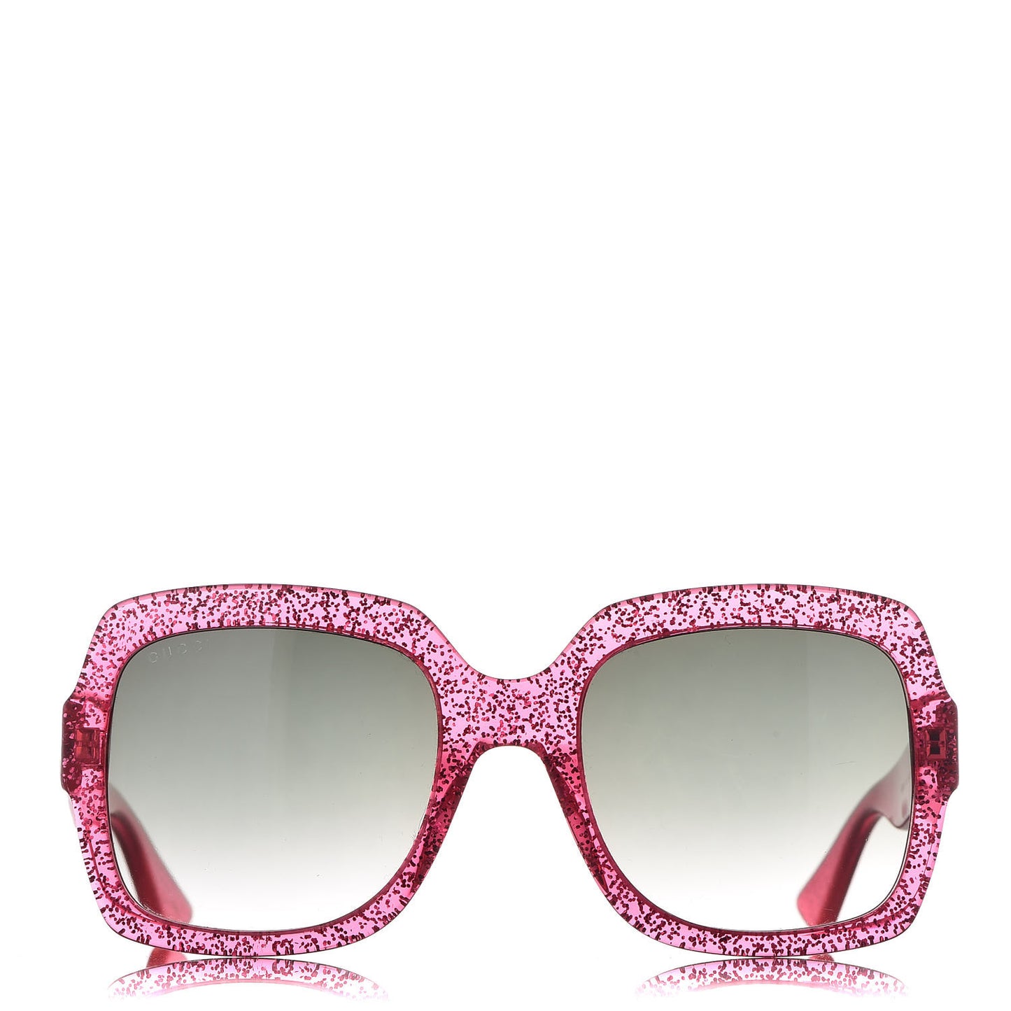 Square Frame GG 0036S Sunglasses Glitter Pink