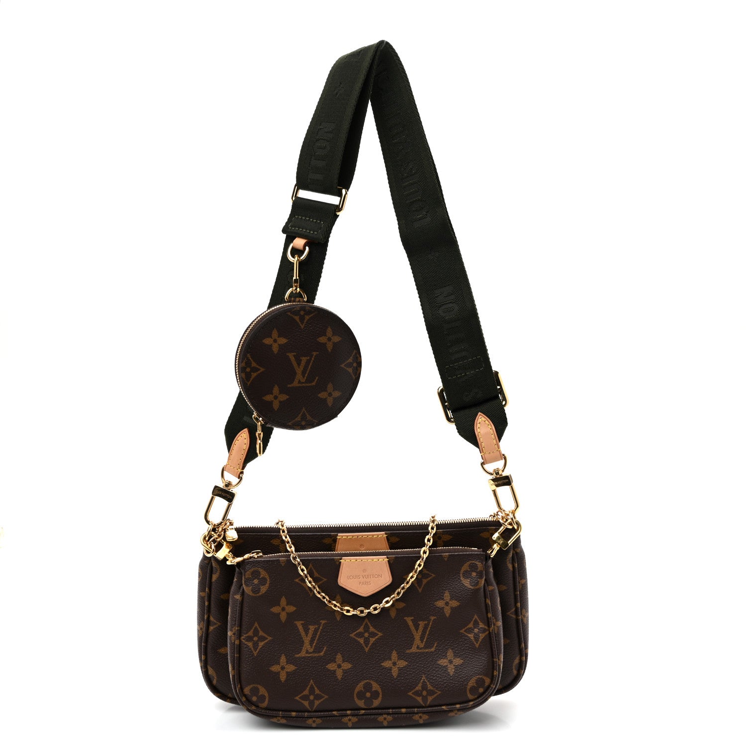 Louis Vuitton Monogram Multi Pochette Accessories Kaki Kaki 1 of 9