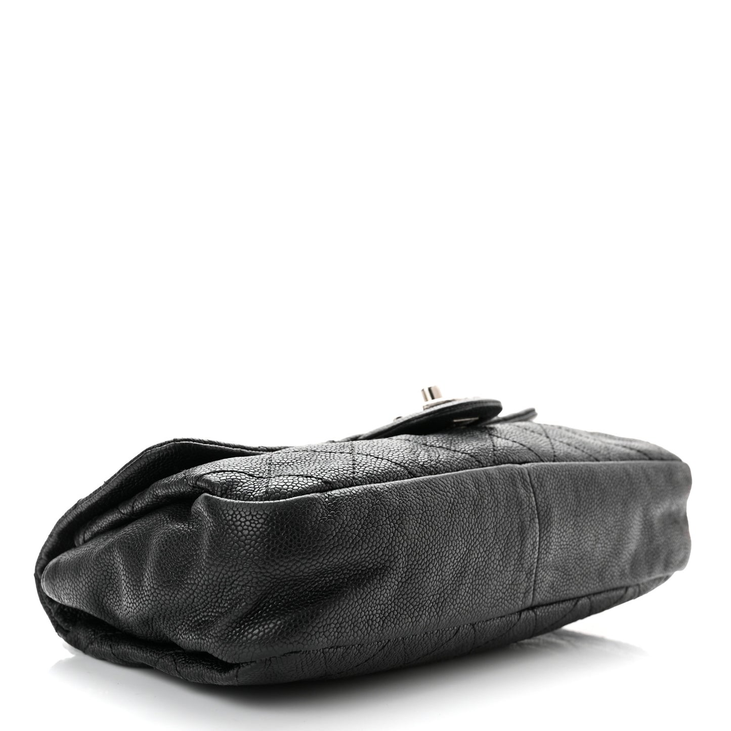 Caviar Quilted Medium Simply CC Flap Black