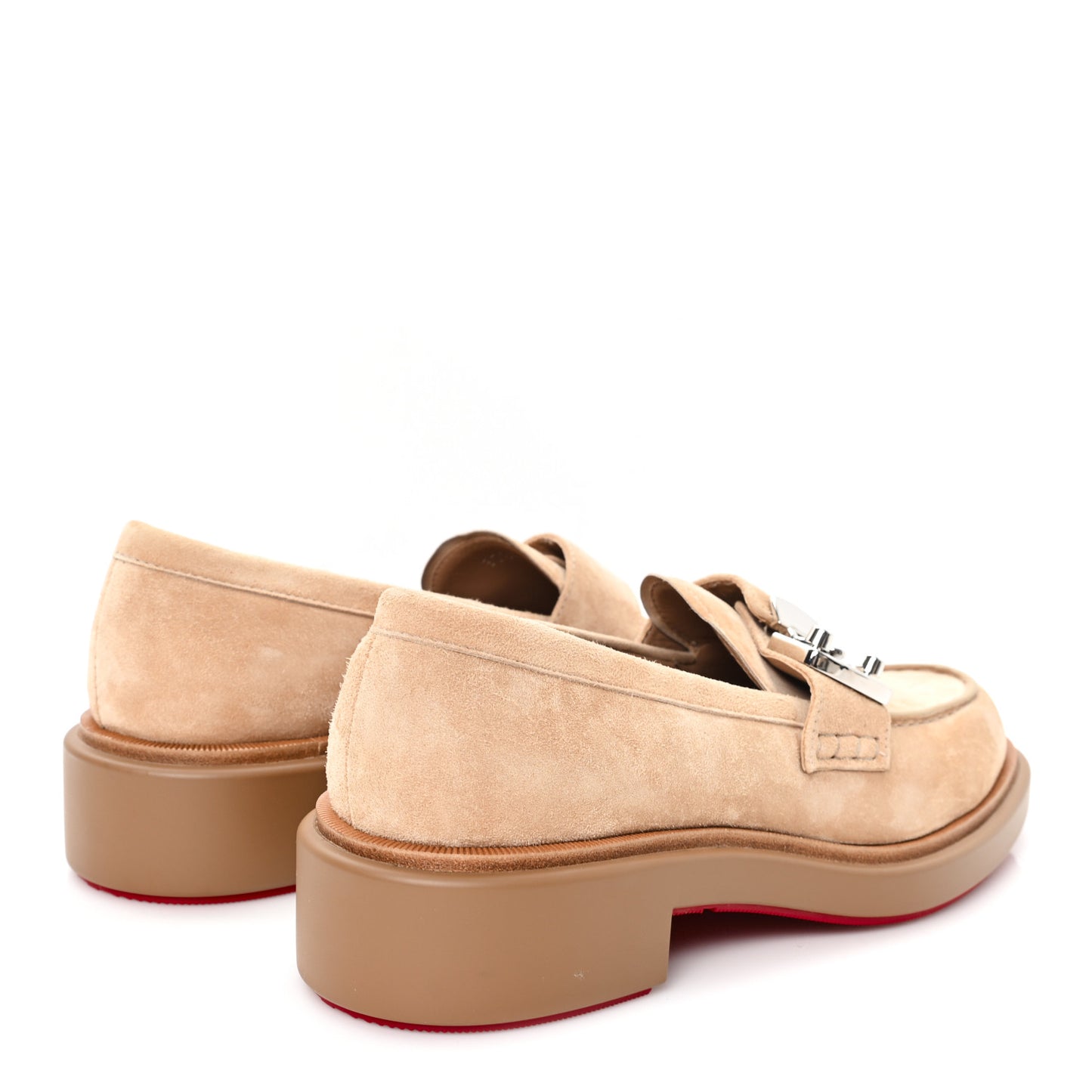 Suede Mens Urban Moc Lock Loafers 38 Beige