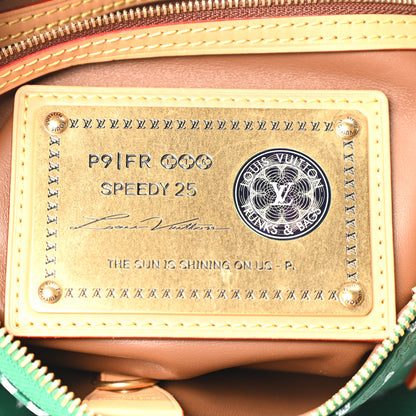 Louis Vuitton Calfskin Monogram Speedy P9 Bandouliere 25 Green 7 of 11