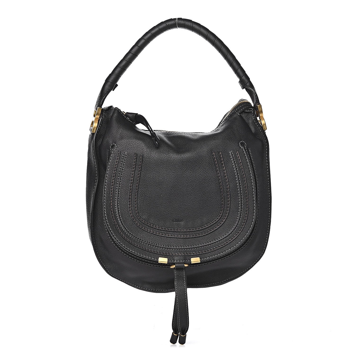Chloe Calfskin Medium Marcie Hobo Black 1 of 10