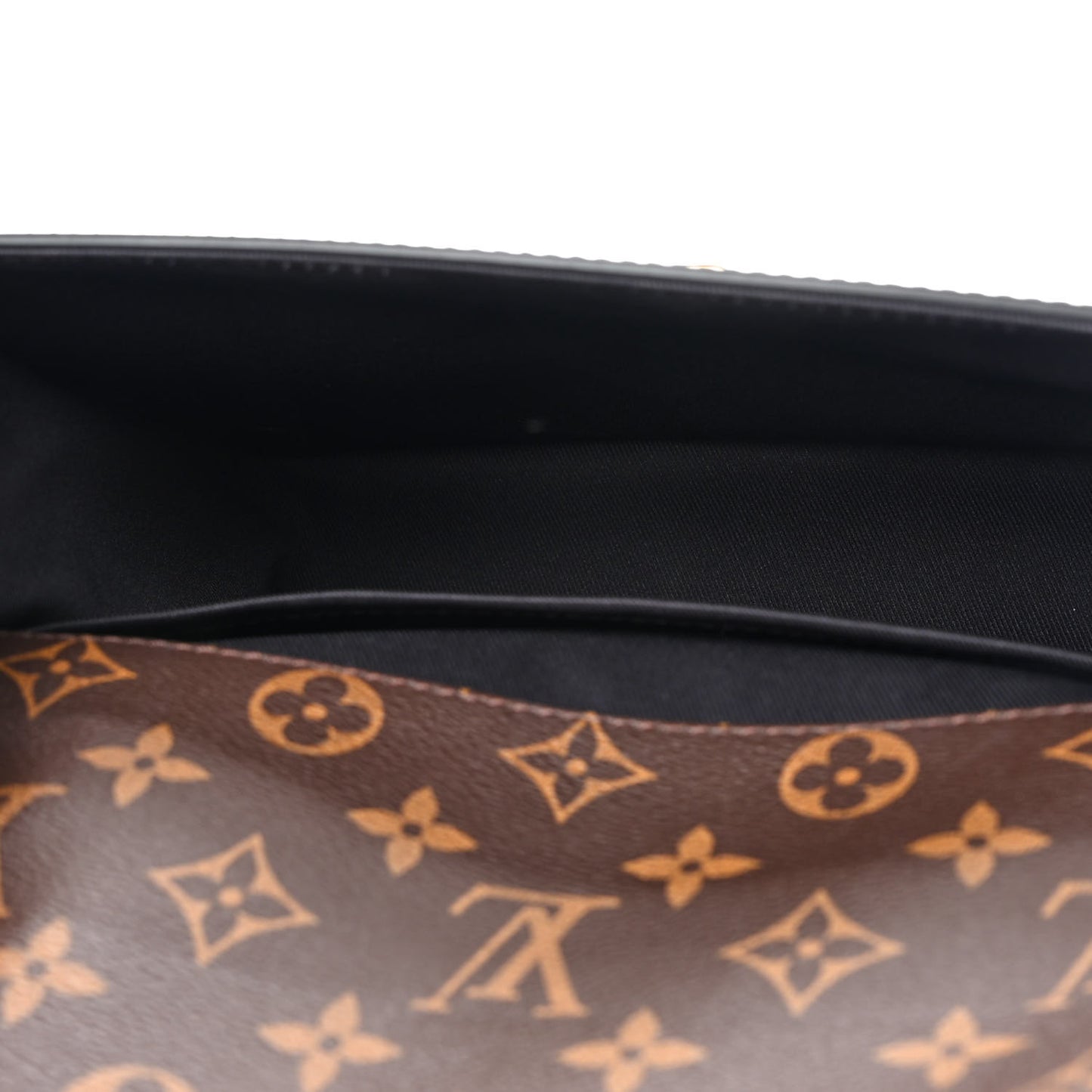 Patent Calfskin Monogram Cherrywood BB Black