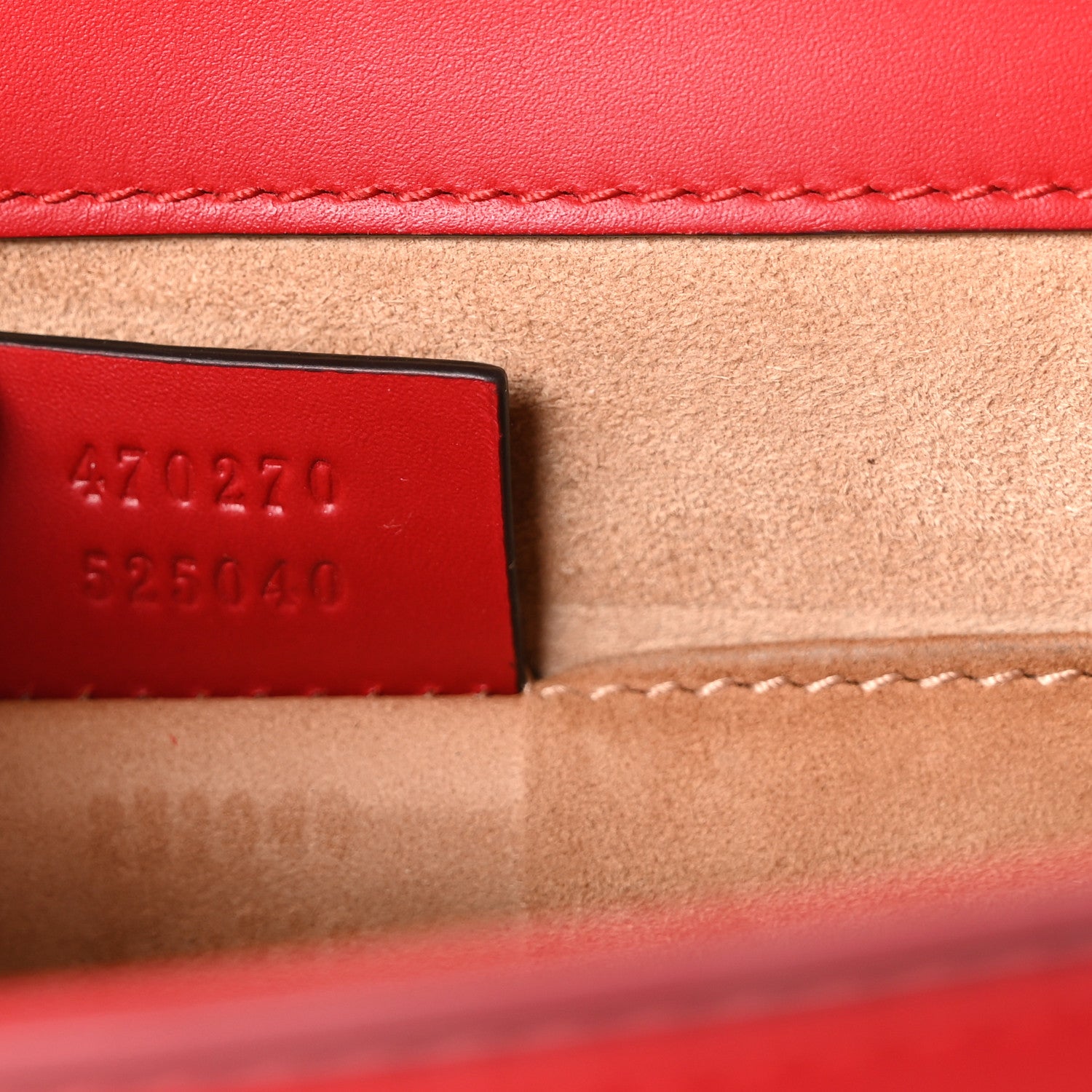 Gucci Calfskin Mini Sylvie Top Handle Bag Hibiscus Red 6 of 9