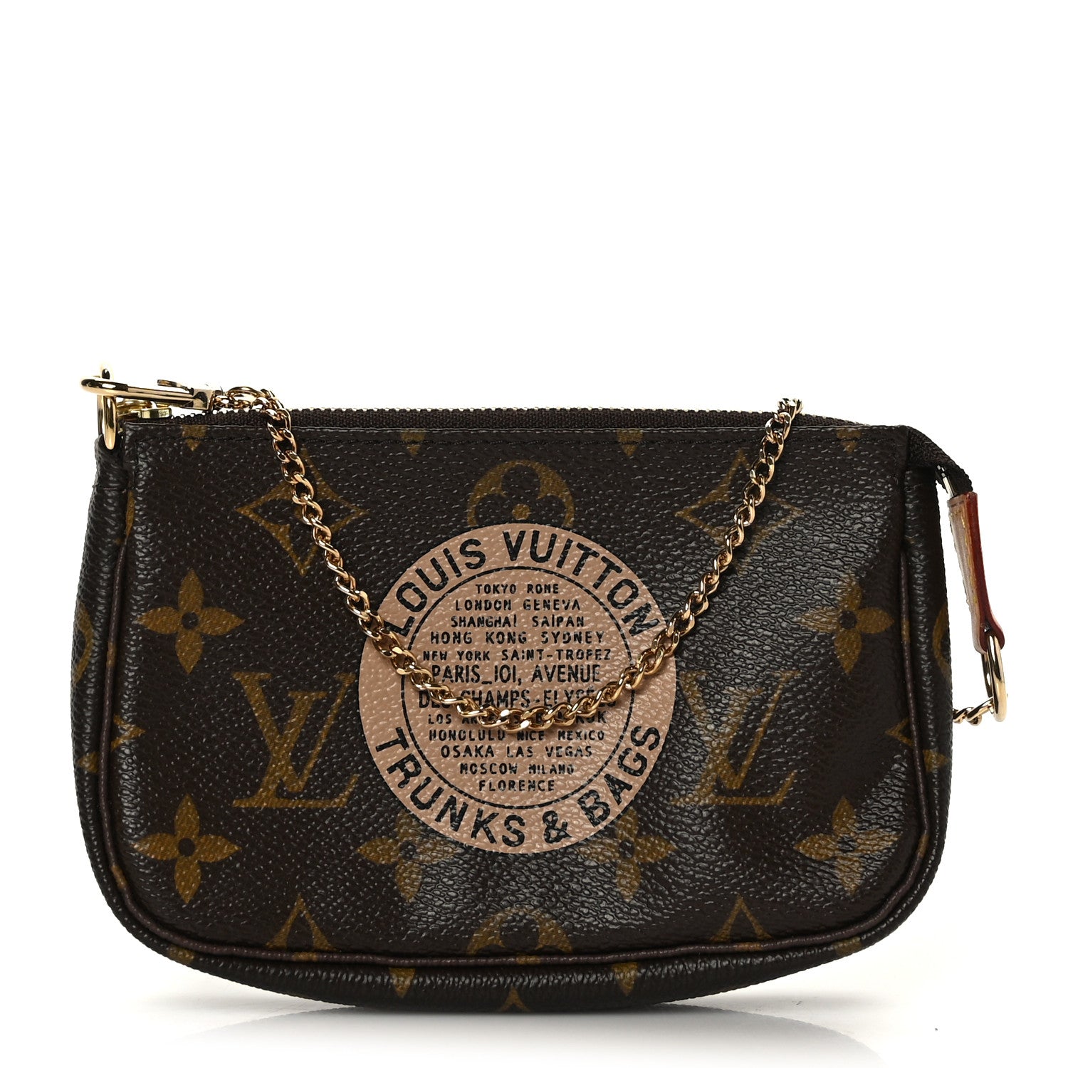 Louis Vuitton Monogram Complice Trunks and Bags Mini Pochette Accessories Beige 1 of 8