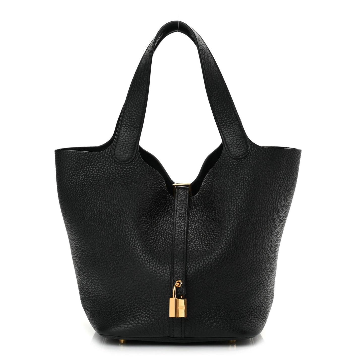 Taurillon Clemence Picotin Lock 22 MM Black