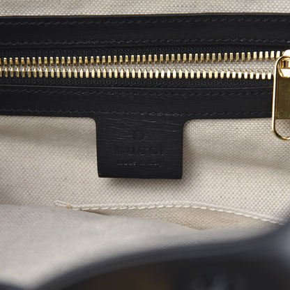 Gucci Boarded Plutone Calfskin Horsebit 1955 Single Buckle Backpack Black 5 of 10