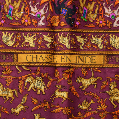 Hermes Silk Chasse en Inde Scarf 90 4 of 6