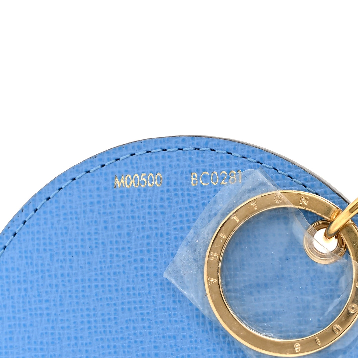 Monogram 2021 Christmas Animation China Wall Bag Charm Key Ring Myosotis Blue
