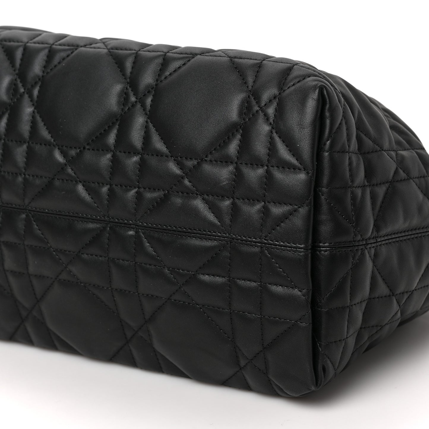 Calfskin Macrocannage Large Toujours Black