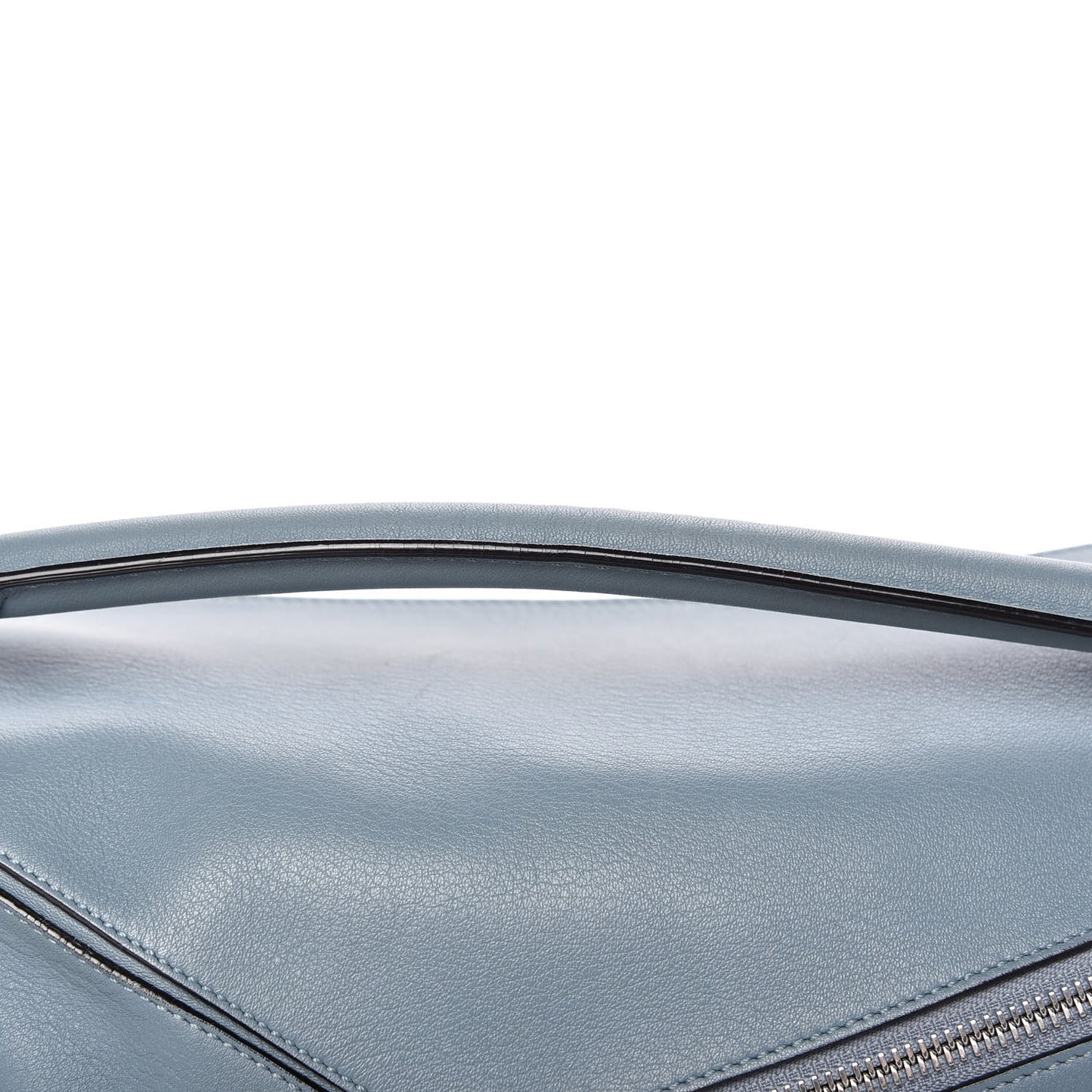 Calfskin Medium Puzzle Bag Stone Blue