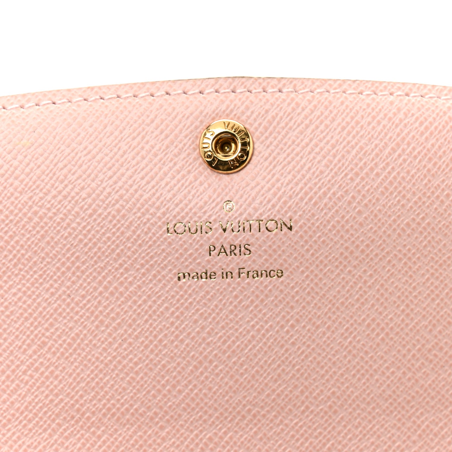Louis Vuitton Damier Azur Emilie Wallet Rose Ballerine 6 of 10