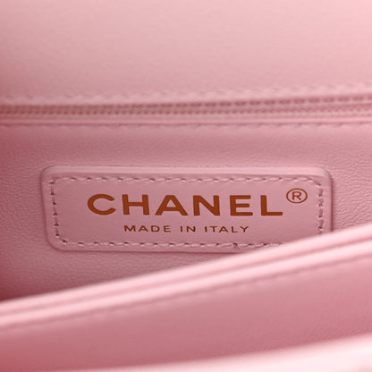 Chanel Caviar Quilted Mini Coco Handle Flap Light Pink 6 of 11