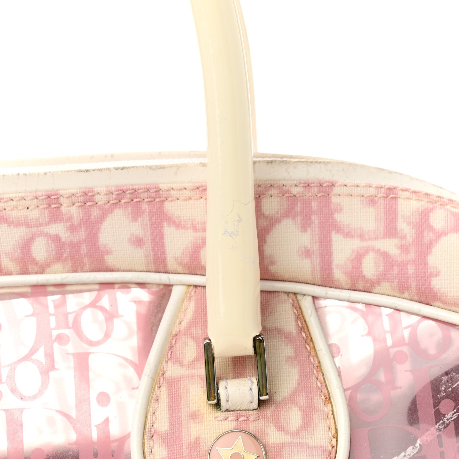 Christian Dior Monogram PVC Bowler Pink 12 of 22