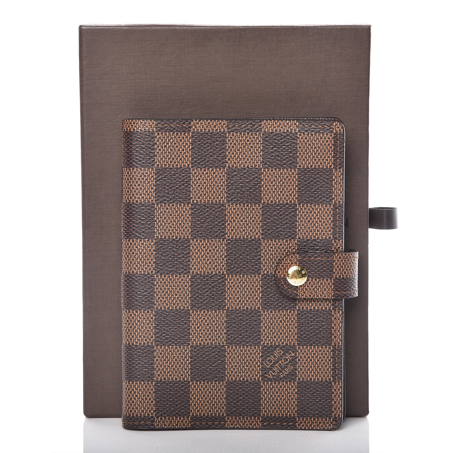 Damier Ebene Small Ring Agenda Cover
