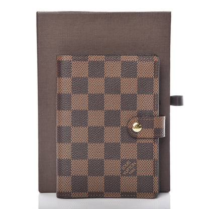 Louis Vuitton Damier Ebene Small Ring Agenda Cover 7 of 7
