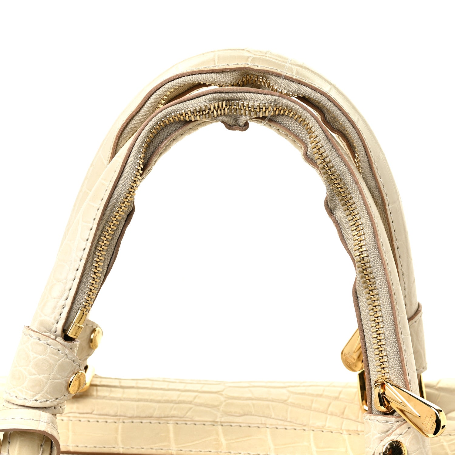 Louis Vuitton Crocodile Sac Louis Beige 21 of 21