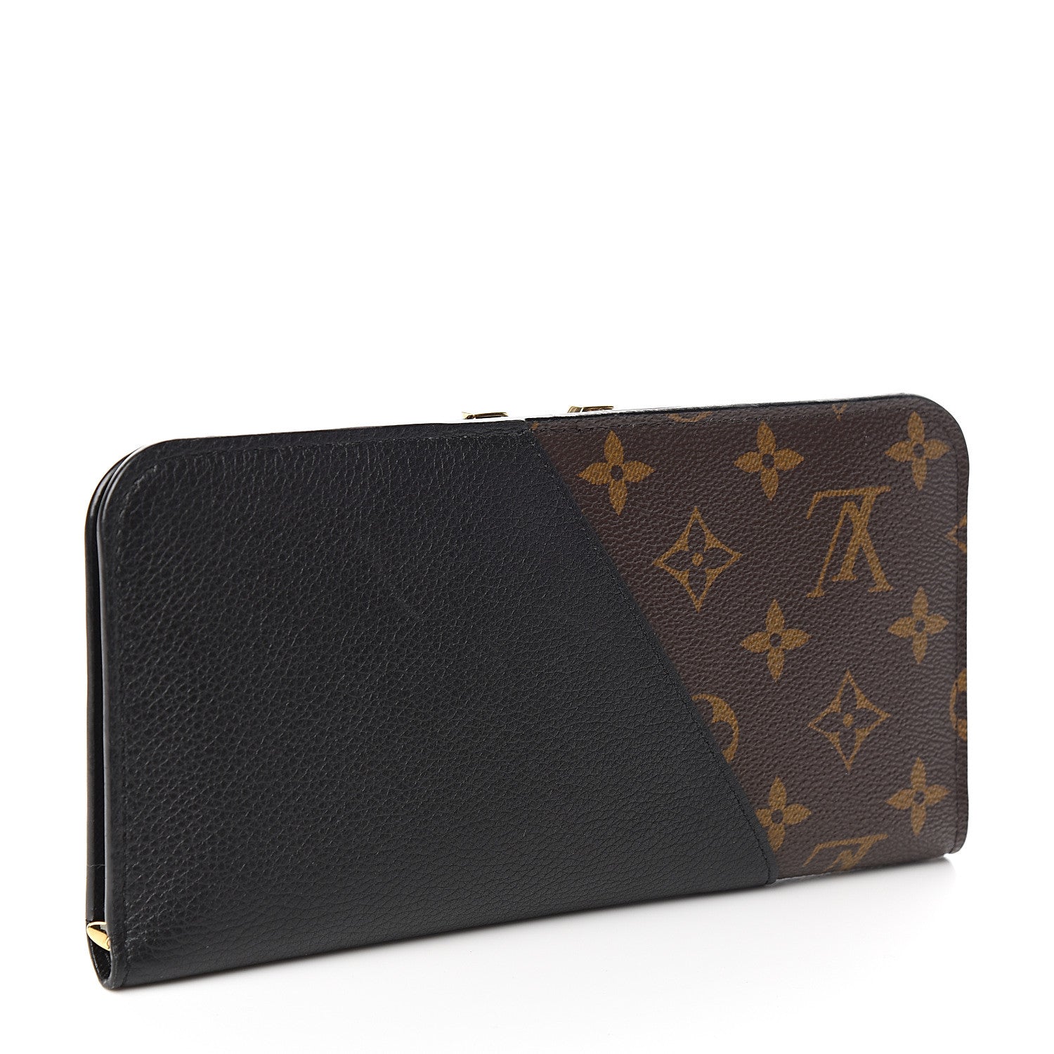 Louis Vuitton Monogram Monogram Kimono Wallet Black 2 of 8