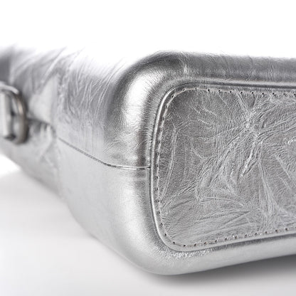 Chanel Metallic Aged Calfskin Quilted Medium Gabrielle Silver 9 of 11