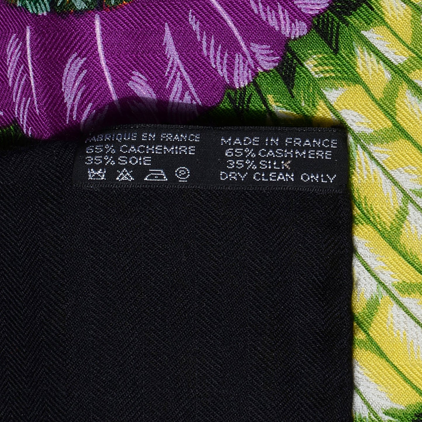 Cashmere Silk Brazil Shawl GM 140 Black