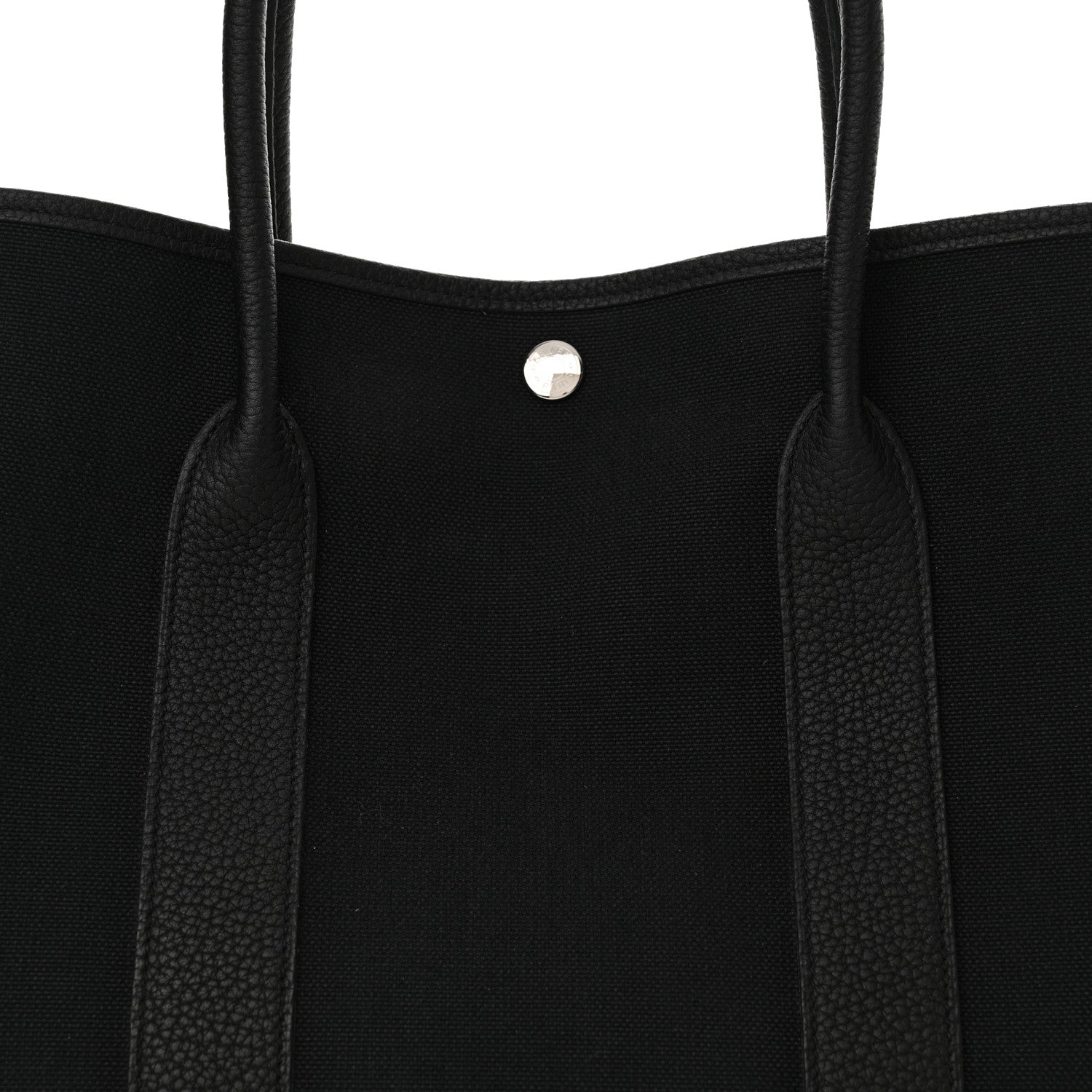 Hermes Toile Militaire Negonda Verso Garden Party Tote 36 MM  Black Rouge H 6 of 9