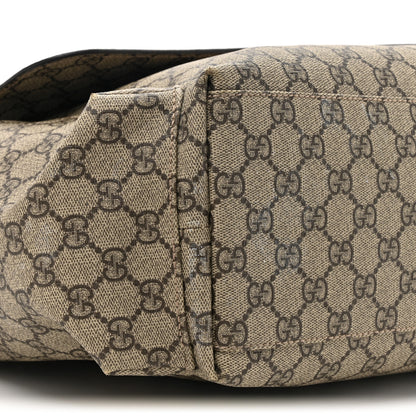 Gucci GG Plus Monogram Messenger Diaper Bag Dark Brown 11 of 20