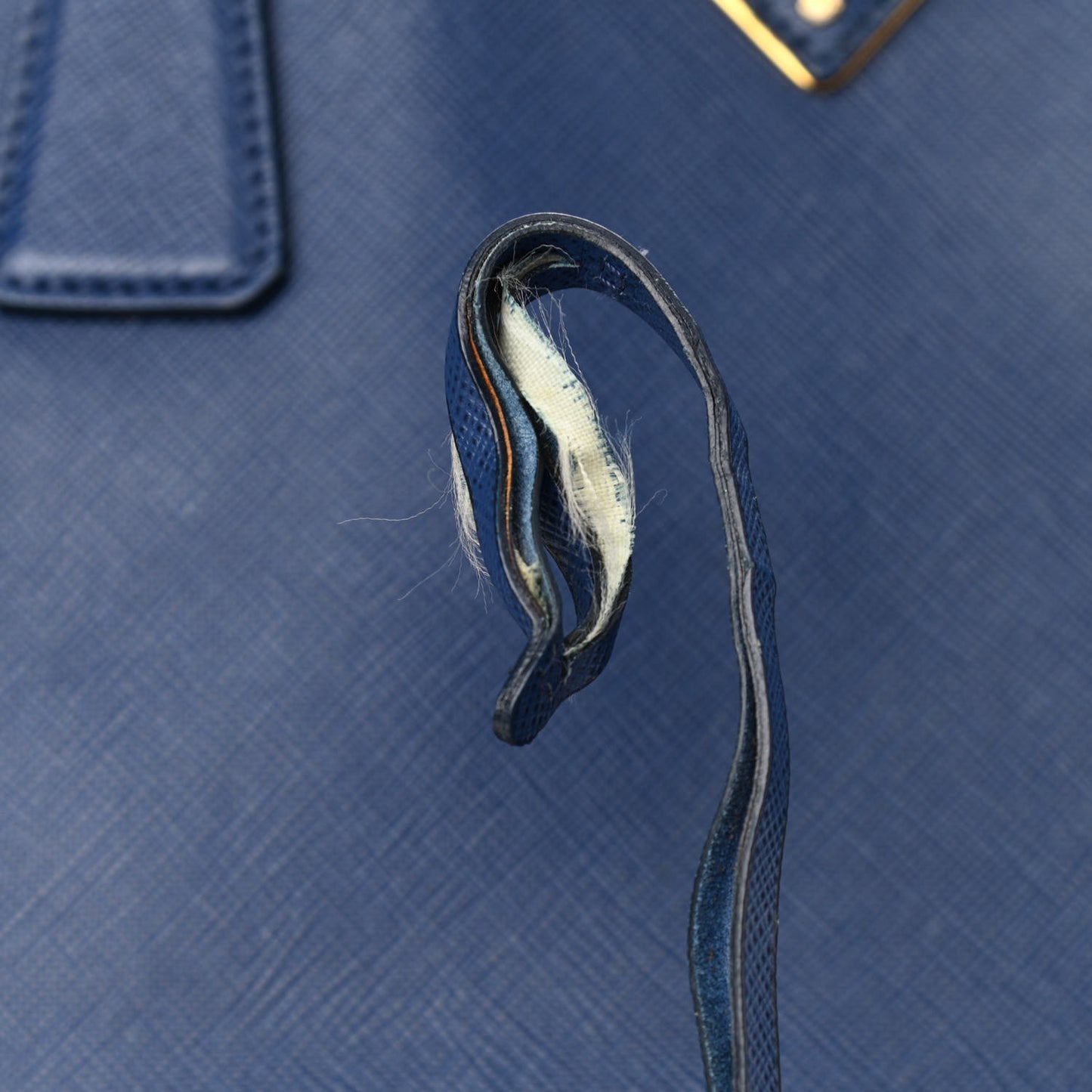 Saffiano Lux Extra Large Galleria Double Zip Tote Bluette