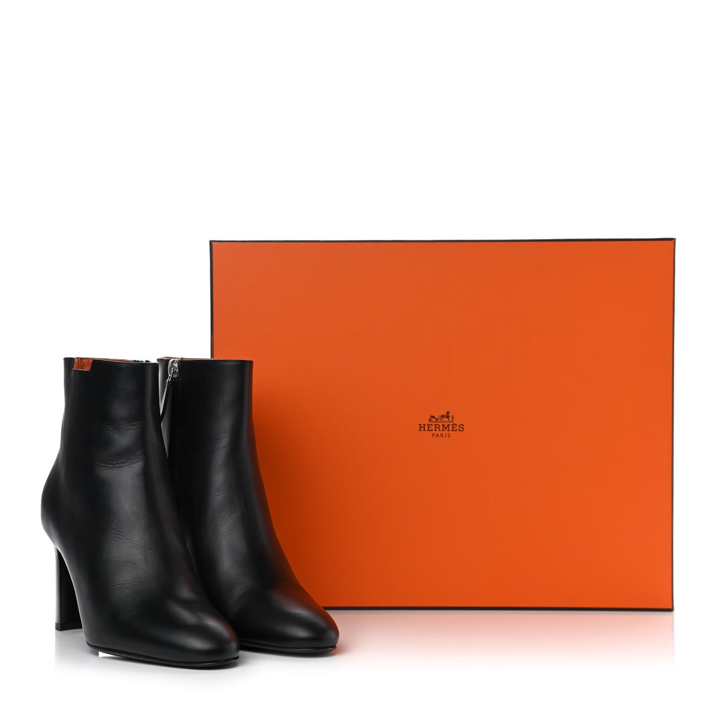 Calfskin Delice Ankle Boots 37.5 Black