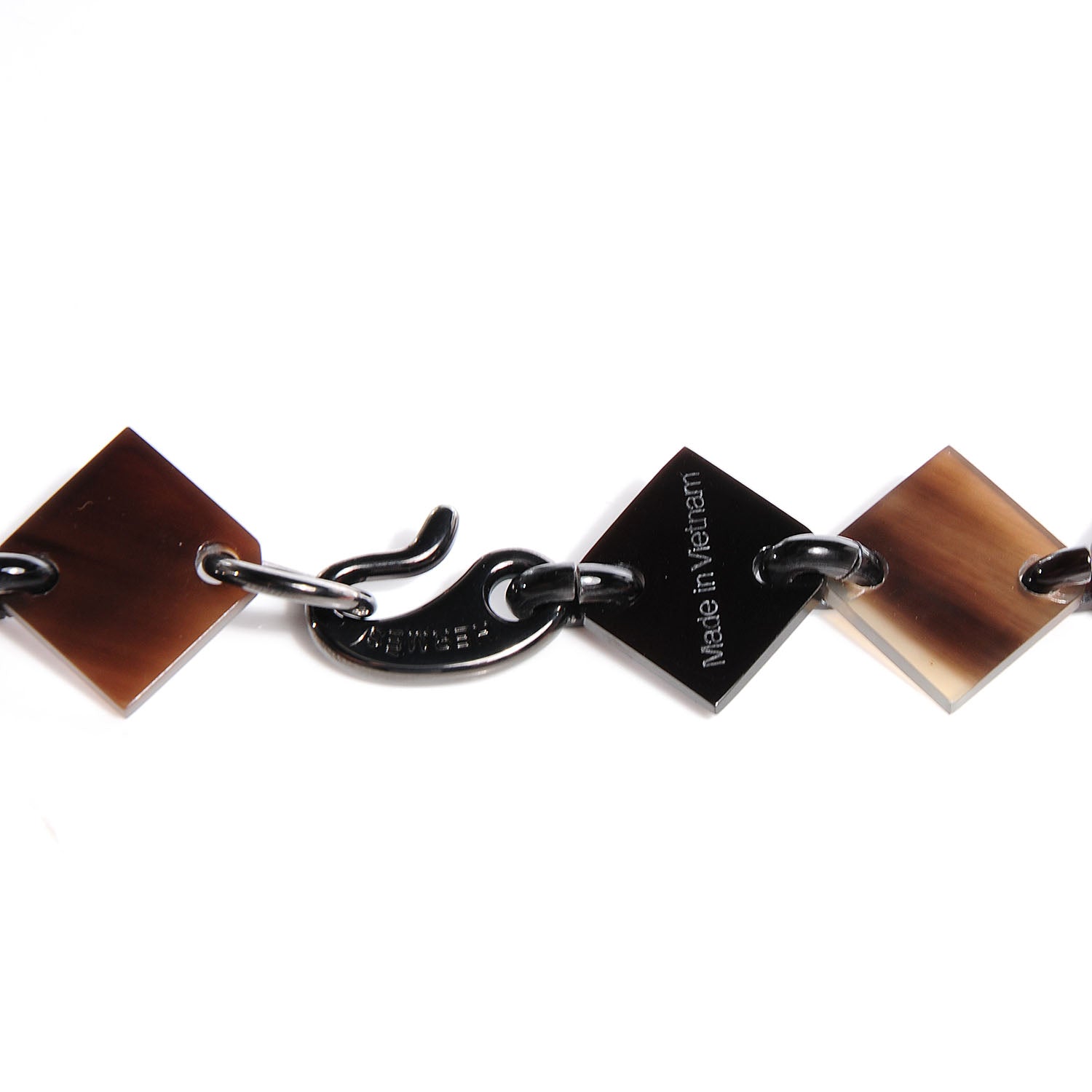 Hermes Buffalo Horn Lacquer Deva Necklace 7 of 7
