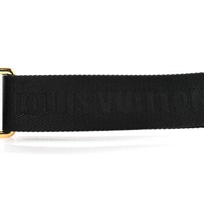 Louis Vuitton Nylon Petite Malle Souple Shoulder Strap Black 3 of 4