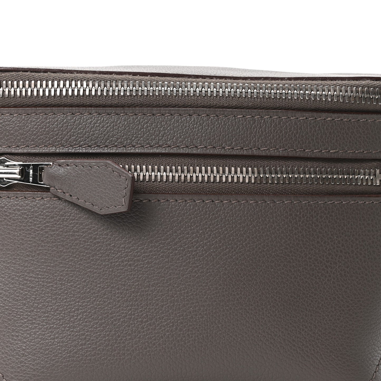 Taurillon Cristobal Cityslide Belt Bag PM Etain