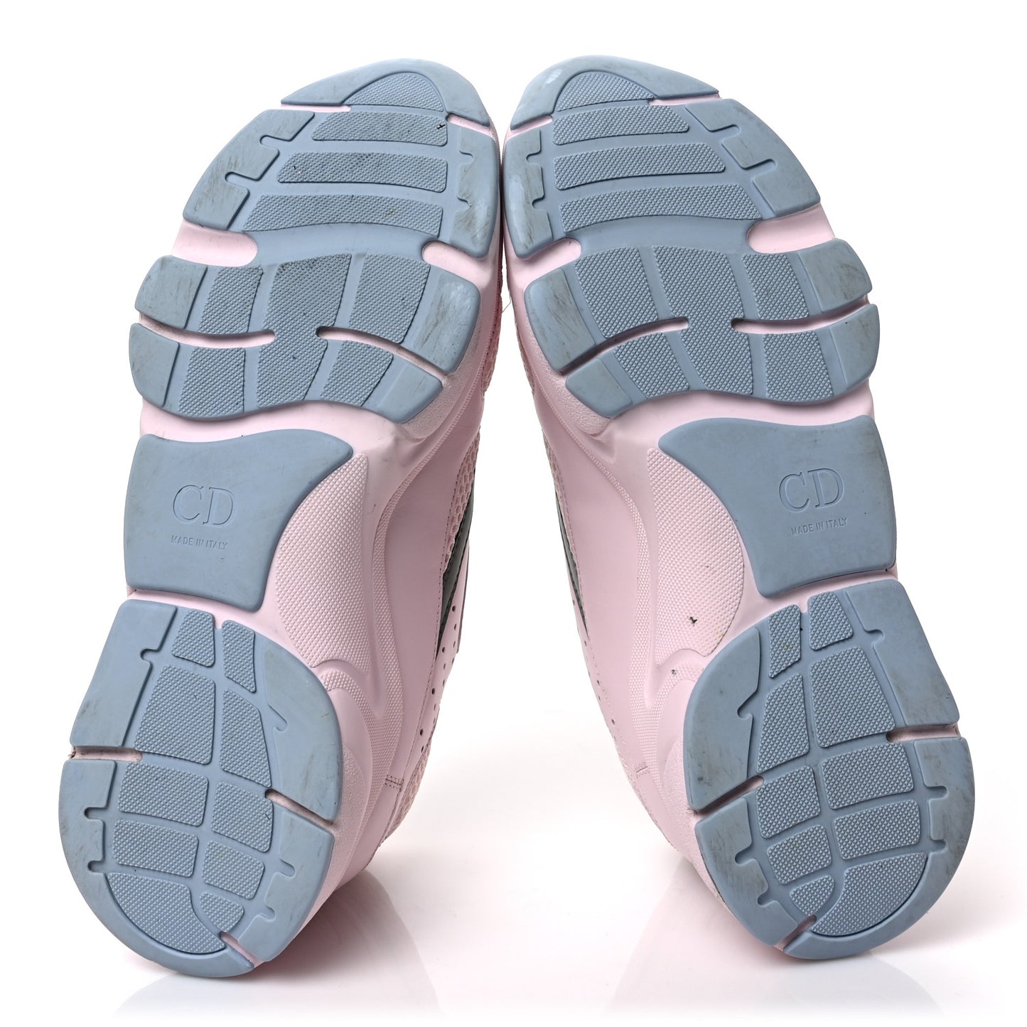 Technical Mesh Calfskin Mens B22 Sneakers 43 Pink