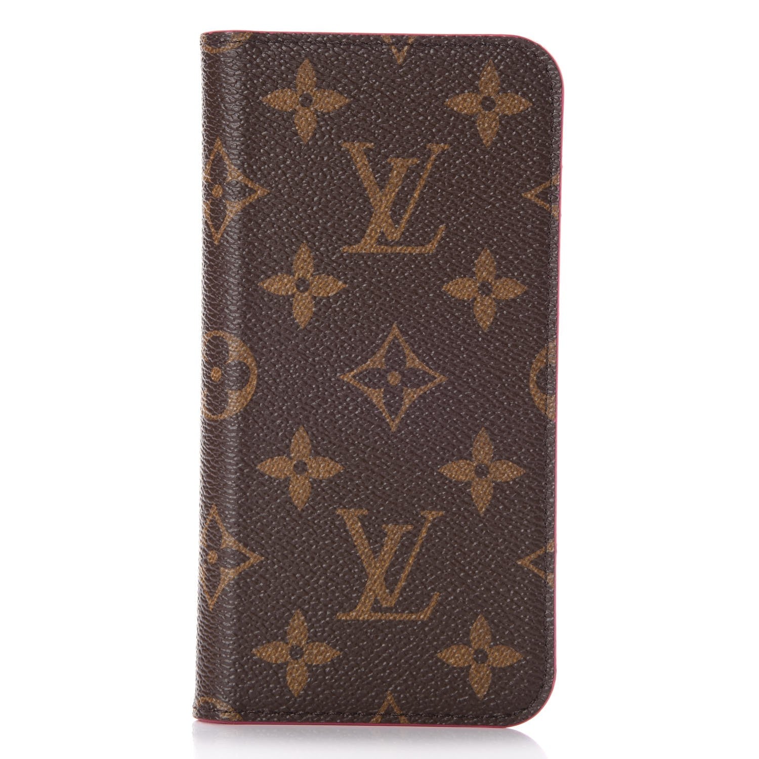 Louis Vuitton Monogram iPhone X Folio Case Rose Pop 1 of 7