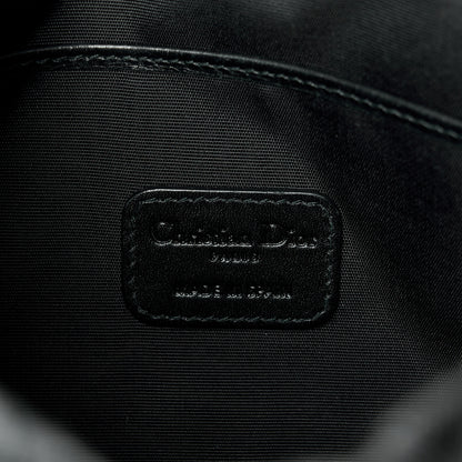 Christian Dior Coated Canvas Cannage Panarea Pouch Black 6 of 8