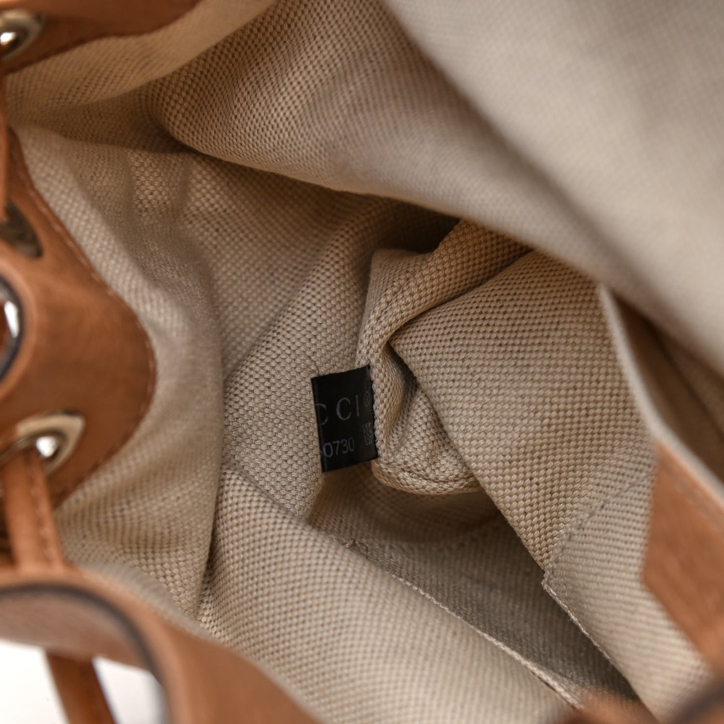 Cellarius Calfskin Medium Bamboo Backpack Camelia