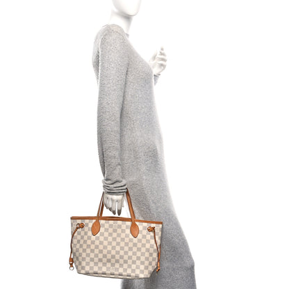 Louis Vuitton Damier Azur Neverfull PM 2 of 10