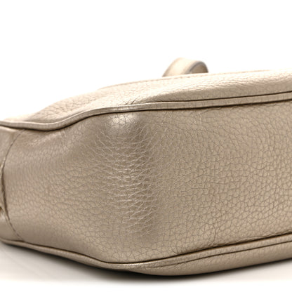 Gucci Metallic Pebbled Calfskin Small Soho Disco Bag Golden Beige 10 of 13