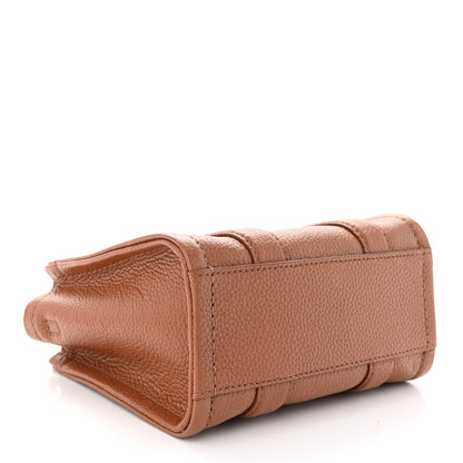 Marc Jacobs Grained Calfskin Micro The Tote Bag Argan Oil 4 of 10