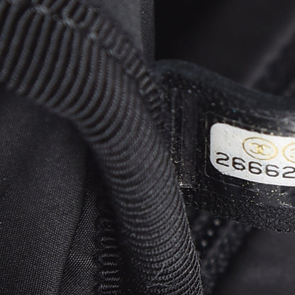 Chanel Nylon Tweed Small Coco Neige Bowler Black 7 of 11