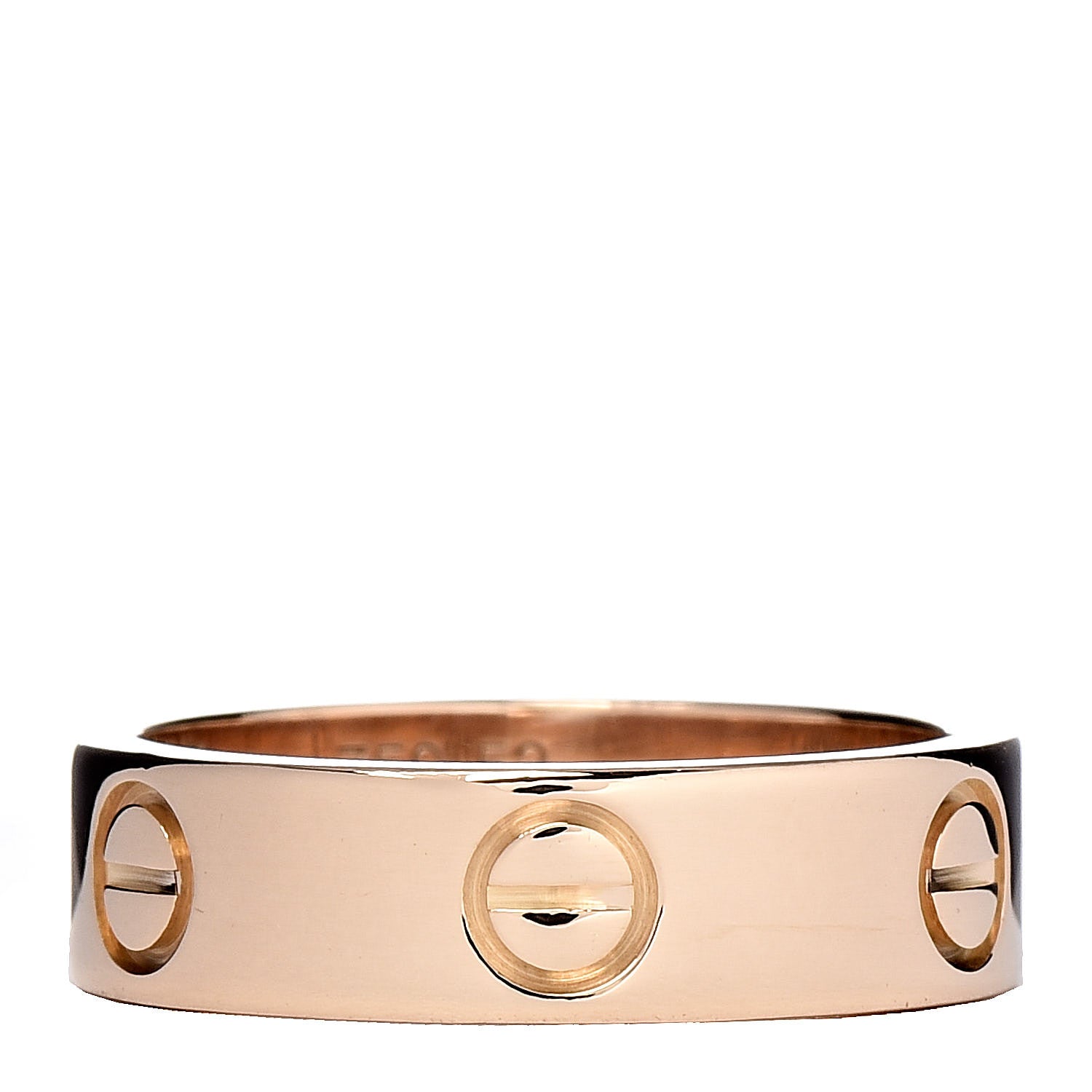 Cartier 18K Yellow Gold 5.5mm LOVE Ring 53 6.25 3 of 5
