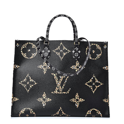 Louis Vuitton Monogram Giant Jungle Onthego GM Black 1 of 8