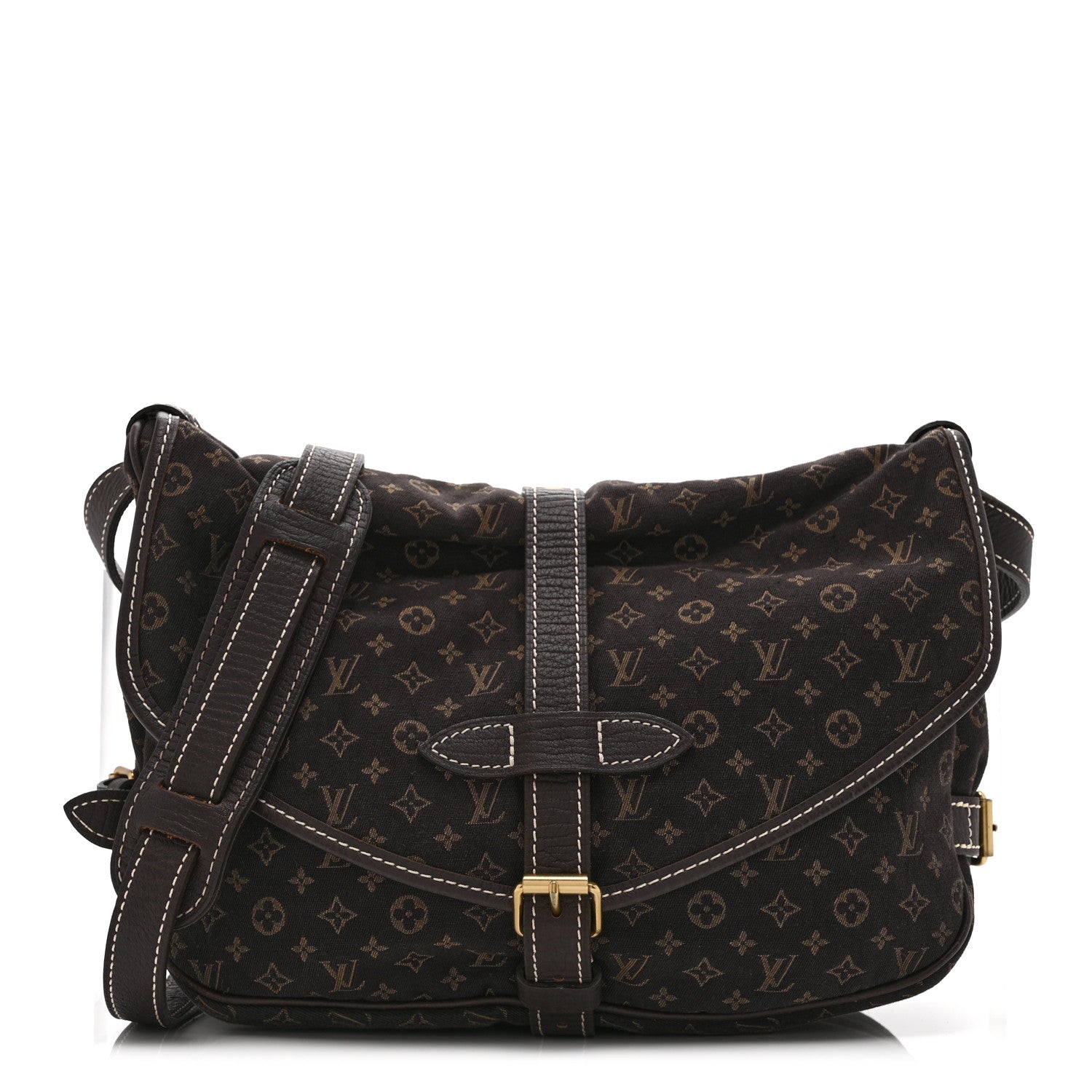Louis Vuitton Monogram Mini Lin Saumur Ebene 1 of 11