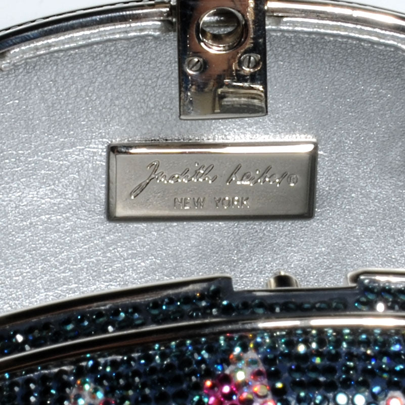 Swarovski Crystal Flower Minaudiere Clutch