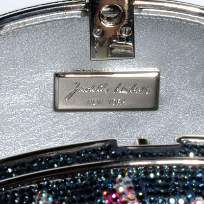 Judith Leiber Swarovski Crystal Flower Minaudiere Clutch 6 of 6